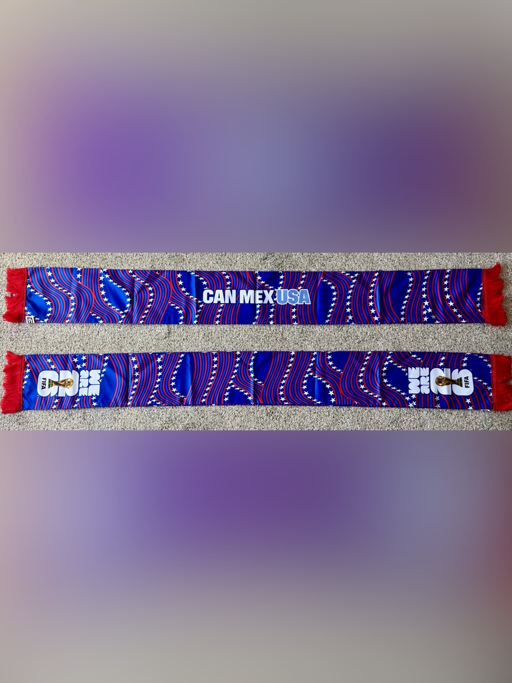 2026 FIFA World Cup USA Host Nation Soccer Scarf